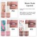 Matte Nude Lipstick - Long Lasting Velvety Lip Gloss | Non-Stick Waterproof Lip Stain | Perfect Gift for Women - 05# Amber (0.13 Oz - Buy Online on GoSupps.com