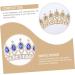TOVINANNA 1pc Water Drop Diamond Princess Crown Water Drop Headwear Sweet Hair Prop Bridal Headband Exquisite Crown Charming Hair Jewelry Distinctive Crown Rhinestone Crown Crystal Crown 18*18*6.5cm Blue - Buy Online on GoSupps.com