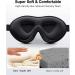 INNELO Sleep Mask 2022 | Comfortable 3D Contoured Light Blocking Eye Mask - Grey - Buy Online on GoSupps.com
