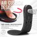Height Increasing Insoles - 2 Pairs Air Cushion Shoe Pads for Men & Women | Black Heel Inserts - Buy Online on GoSupps.com