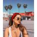 AKTVSHOW 3 Pack Cotton Turban Bow Headbands for Women Girls - Non Slip Elastic Hairbands in Black Red Grey - Buy Online on GoSupps.com