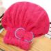 Violotoris Women Girl Hair Drying Cap Shower With Bowknot Towel Wrap Super Absorbent Tur(Rose Red) - Buy Online on GoSupps.com
