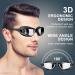 Cooloo Swimming Goggles for Men | 2-Piece Set with UV Protection Anti-Fog & Adjustable Belt | Comfortable Adult Swim Goggles - Blue & Black Mirrored Lens - Buy Online on GoSupps.com