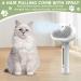 4-in-1 Self-Cleaning Cat Brush | Universal Pet Hair Cleaning Tool with 20ml Essence - Effective Knot Remover for Cats & Dogs - Buy Online on GoSupps.com
