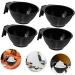 Hohopeti Lot De 5 Bols M langeurs Pour Coloration Capillaire Grosse Taille En Plastique Robuste Usage Professionnel Et Maison Noir Accessoires De Teinture Pour Salon De Coiffure - Buy Online on GoSupps.com