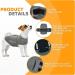 Dog Fear Vest | Anti-Fear Jacket & Stress Relief Shirt for Calm Travel - Perfect for Fireworks Thunder & Separation Anxiety - Buy Online on GoSupps.com