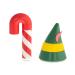 MAD BEAUTY Warner Bros Elf Lip Balm Duo, Candy Cane & Elf Hat, Sweet Fruity Fragrance, Moisturizing, Gift, Travel Size, Christmas, Holidays - Buy Online on GoSupps.com