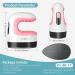 QuuCLY Mini Heat Press Machine - Portable Easy Heat Press for Crafts & Small HTV Vinyl Projects (Pink) - Buy Online on GoSupps.com