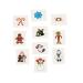 Christmas Holiday Glitter Temporary Tattoos For Kids (72 Pieces) Holiday Favors and Giveaways  Stocking Stuffers