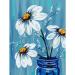 LELEMON Diamond Painting Kits Daisy Flower Diamond Art for Adults  5d Diamond Painting Kits for Adults Diamond Art Kits with Diamond Painting Accessories for Home Wall Decor 12 x 16inch A-Daisy Flower