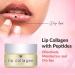 Shop Lip Collagen Peptides Complex & Overnight Lip Mask - Plump Hydrate & Nourish Your Lips | 20g with Vitamin E Coconut & Beeswax - Buy Online on GoSupps.com