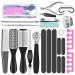 Professional Pedicure Tools Set  23 in 1 Stainless Steel Foot Care Kit Foot Rasp Dead Skin Remover Pedicure Kit for Men Women Salon or Home Best Gift