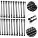 BIUDECO 30pcs Double Ended Eyeshadow Brush Highlighter Eyeshadow Sponge Artificial Fiber Black - Buy Online on GoSupps.com
