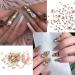 800PCS Belicey Nail Rhinestones Kit - Multi-Shape Crystals for Nail Art & DIY Crafts (Gold) - Buy Online on GoSupps.com