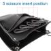 Professional Hairdressing Tool Storage Waist Bag - Scissors & Comb Organizer for Salons | PU Material - Buy Online on GoSupps.com