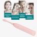 HaofyGrz03HME2-11 Refradable Electric Toothbrush - Deep Cleaning Soft Bristles IPX7 Waterproof 6 Modes for Adults - Pink - Buy Online on GoSupps.com