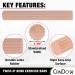 CanDo Twist-n-Bend Hand Exerciser - Finger Strengthener & Flexible Exercise Stick, XX-Light Beige Color - Buy Online on GoSupps.com