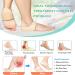 Plantar Fasciitis Heel Protectors (3 Pairs) - Adjustable Cushion Inserts for Men and Women - Breathable Heel Support (L, Black+Blue+Beige) - Buy Online on GoSupps.com