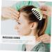 FOMIYES 9 STK Massagekamm Gua Sha Comb - Acupuncture Trigger Point Tool for Scalp Massage & Hair Care | Premium Chinese Style Resin Combs for Men & Women - Buy Online on GoSupps.com