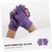 Beavorty 1 Pair Gel Moisturizing Gloves Hand Gloves Women Moisturizing Gloves Womens Mittens Winter Typing Gloves Grooming Gloves Hand Gel Gloves Women's Purple Knitting Skin Gel Protection - Buy Online on GoSupps.com