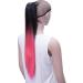 IMISSU Straight Clip on Hairpiece Extensions Pony Tail Clip Claw Ombre Ponytail Hair Pieces (Ombre Pink) - Buy Online on GoSupps.com