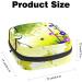 Menstruation Pad Bag with Zipper | Women s Tampon & Napkin Collection Bag - Ladybug & Morning Glory Design - Buy Online on GoSupps.com