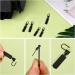 Toymis 6-Piece Universal Zipper Repair Kit - Removable Metal Pulls for Jackets Clothing Pants Jeans Luggage & Handbags - Durable Black Zippers - Buy Online on GoSupps.com