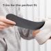 Runee Memory Foam Comfort Insole - Plantar Fasciitis Relief, Metatarsal Arch & Heel Support - Black Large - Buy Online on GoSupps.com