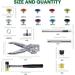 Keadic 406pcs Eyelet Grommet Kit | Metal Grommets & Pliers Set | Leather Crafts Tool Set - Buy Online on GoSupps.com