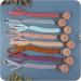 Troysinc 3-Pack Hand-Woven Rainbow Pacifier Chains | Beech Pacifier Clips for Newborn Girls & Boys - Style C - Buy Online on GoSupps.com