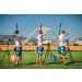 SUNYA Archery Hip Arrow Quiver with Belt - 3 Arrow Tube Holder & Storage Pockets - Nylon Material Field Quiver - Black Left - Buy Online on GoSupps.com