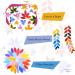 Yoption 100 Pieces Petal Mosaic Tiles - Hand-Cut Stained Glass Flower Leaves for Art & Home Decor - Mixed Color - Buy Online on GoSupps.com