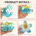 IOSPKKIO Flower Hair Clips - 4 Piece Strong Hold Clamps for Thick Hair | Non-Slip Hawaiian Style Hair Accessories - Buy Online on GoSupps.com