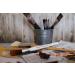 Silver Brush Limited 8036MD Silver Jumbo Landscape Oval Brush - Medium Size, Short Handle for Large Murals, Easel Painting, and Furniture - Buy Online on GoSupps.com