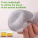 Vented Moisturizing Gel Heel Socks 3 Pairs - Toeless Spa Socks for Foot Care Treatment - Cracked Heels, Dry Feet, Foot Calluses - Gray, Green, Pink - Buy Online on GoSupps.com