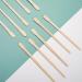 Smukdoo Eyebrow Wax Sticks Applicator - 100 PCS Wooden Spatulas for Hair Removal - Buy Online on GoSupps.com
