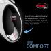 Flexi New Comfort Dog Leash - Ergonomic & Durable for Dogs Up to 15kg - 4.8m Length - Small Gray/Black - Buy Online on GoSupps.com