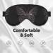 Flowering Butterfly Eye Mask - Soft Adjustable Sleep Mask for Men & Women | Comfortable Nighttime Sleep Aid - Buy Online on GoSupps.com