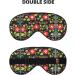 Ukrainian Embroidery Rose Print Sleep Mask | Unisex Double-Sided Eye Mask for Sound Sleep & Skin Care - Buy Online on GoSupps.com
