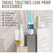 Buy Kryzalite Silicone Travel Bottles Set - 10 Leak-Proof Multi-Color Gadget & Cosmetic Bottles for Safe International Travel - Buy Online on GoSupps.com