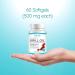 500mg Antarctic Krill Oil Softgels with Phospholipid Omega-3s EPA & DHA - High Astaxanthin - No Fishy Reflux - by as-is (60 Count) - Buy Online on GoSupps.com
