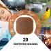 Magicteam White Noise Machine | 20 Non-Looping Natural Sounds | Memory Function | 32 Volume Levels | AC/USB Powered | Sleep Timer | Therapy for Baby, Kids, Adults - Wood - Buy Online on GoSupps.com