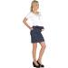 YESET Maternity Denim Mini Skirt - Knee Length Pregnancy Stretch Jeans - 42 (Jeans Schwarz) - Buy Online on GoSupps.com