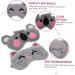 FOMIYES Sleep Masks & Eye Covers - 6 Pcs Light Blocking Eye Shades for Men & Kids - Plush Bunny Animal Design - Ideal for Travel & Sleeping - Buy Online on GoSupps.com