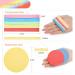 Luxiv 120 Pcs Compressed Facial Sponges | 5 Colors Estheticians Makeup Cleansing Sponges for Women | Exfoliating & Makeup Removal Sponge - Buy Online on GoSupps.com