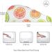 Lemon Grapefruit Slices Hair Towel 2 Pack | Super Absorbent Quick Dry Hair Turbans for Women & Girls | Perfect Hair Drying Solution - Buy Online on GoSupps.com