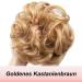 JJStar Large Bun Hair Part with Rubber Band | Messy Bun Hair Tie & Extensions for Women & Girls - Golden Chestnut Brown - Buy Online on GoSupps.com