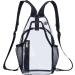 Mildbeer Clear Stadium Sling Backpack | Small Transparent Bag for Concerts & Festivals | Stadium Approved Purse for Men & Women - Black - Buy Online on GoSupps.com