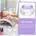 Ipetboom Manicure Cups Nail Art Crystal Cup Purple White Crystal Glass With Cover Nail Art Liquid Cup - Buy Online on GoSupps.com