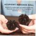 Healeved 12 STK Deep Tissue Massage Ball - Elegant Acupuncture Hand Massager for Gym & Home Use - Buy Online on GoSupps.com